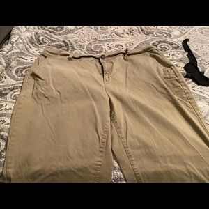 A new day khaki trousers size 14 from Target. Barely worn, excellent shape